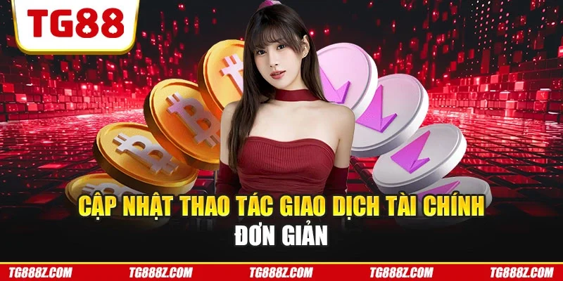 Cập nhật thao tác giao dịch tài chính đơn giản
